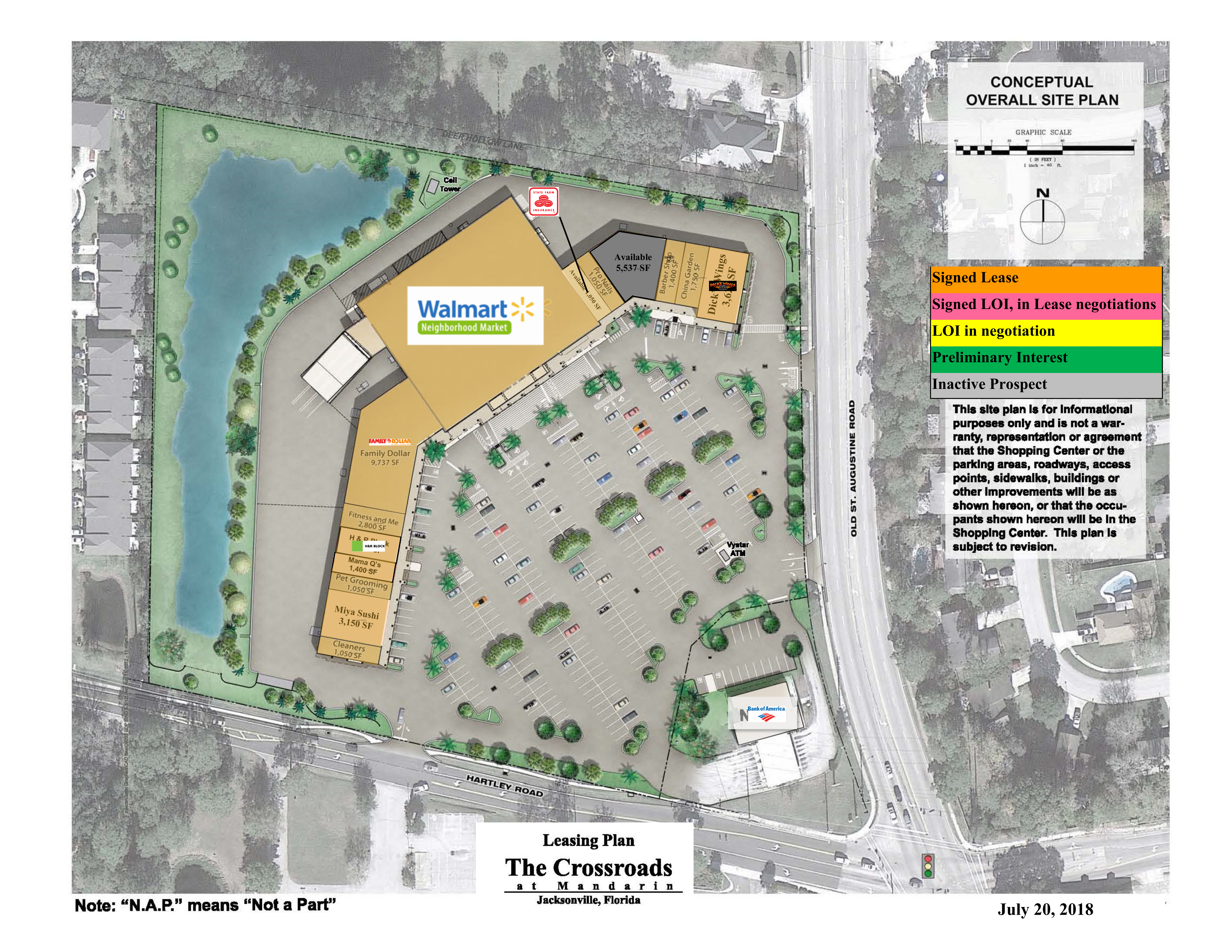 Jacksonville Fl Fl Crossroads At Mandarin Retail Space For Lease