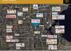 FL. Wilson Square Shopping Center: Competition Map